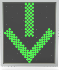 Светофор дорожный светодиодный транспортный T.4.I (T.4.I.с-П) (плоский совмещенный)